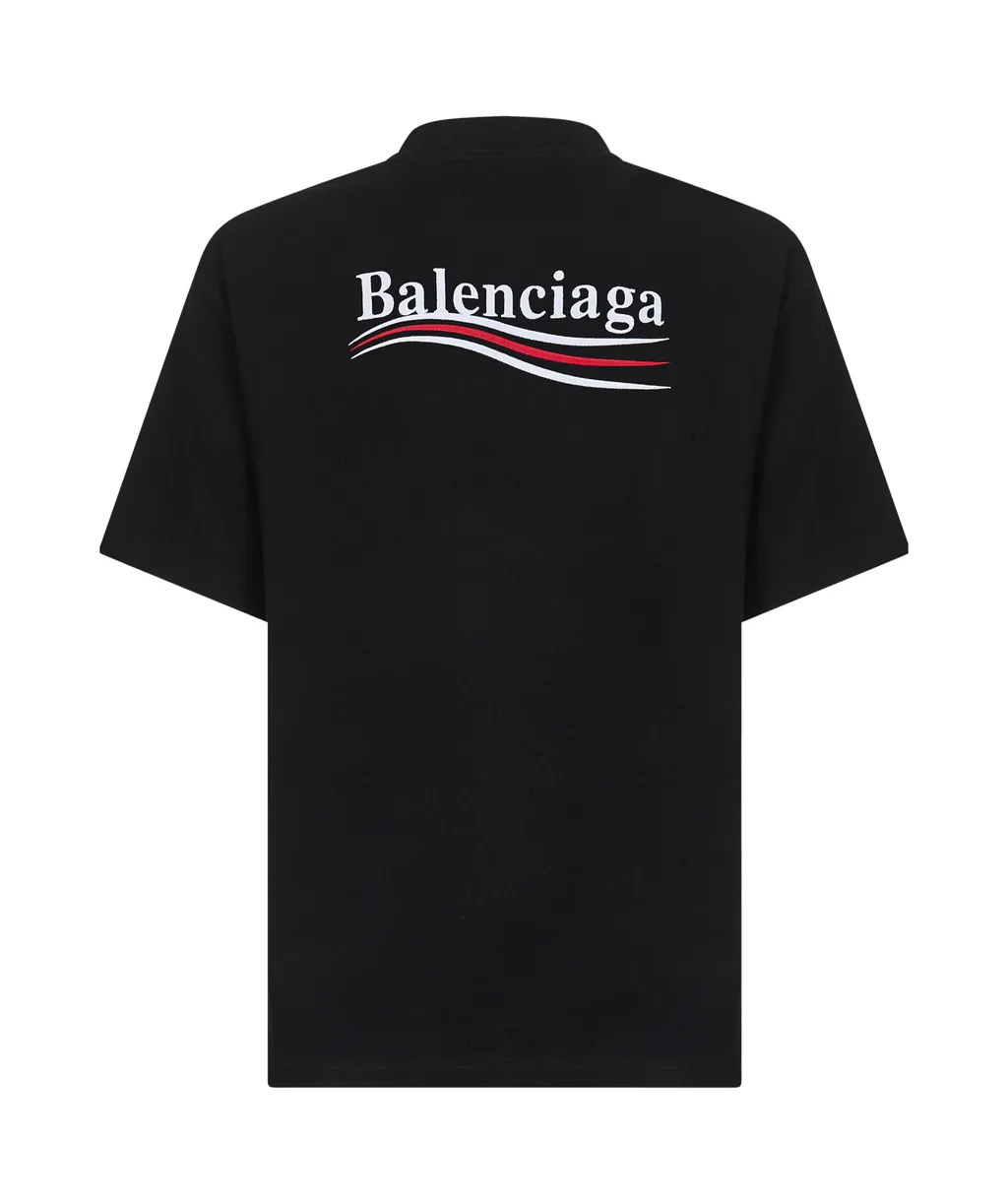 Political Campaign Embroidered Large Fit T-Shirt
