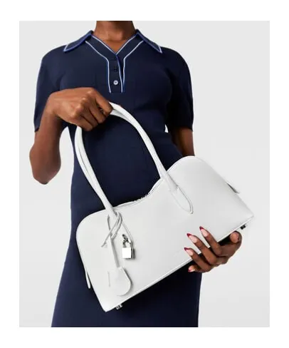 Stella Mccartney Stella Ryder Lock Plaque Shoulder Bag