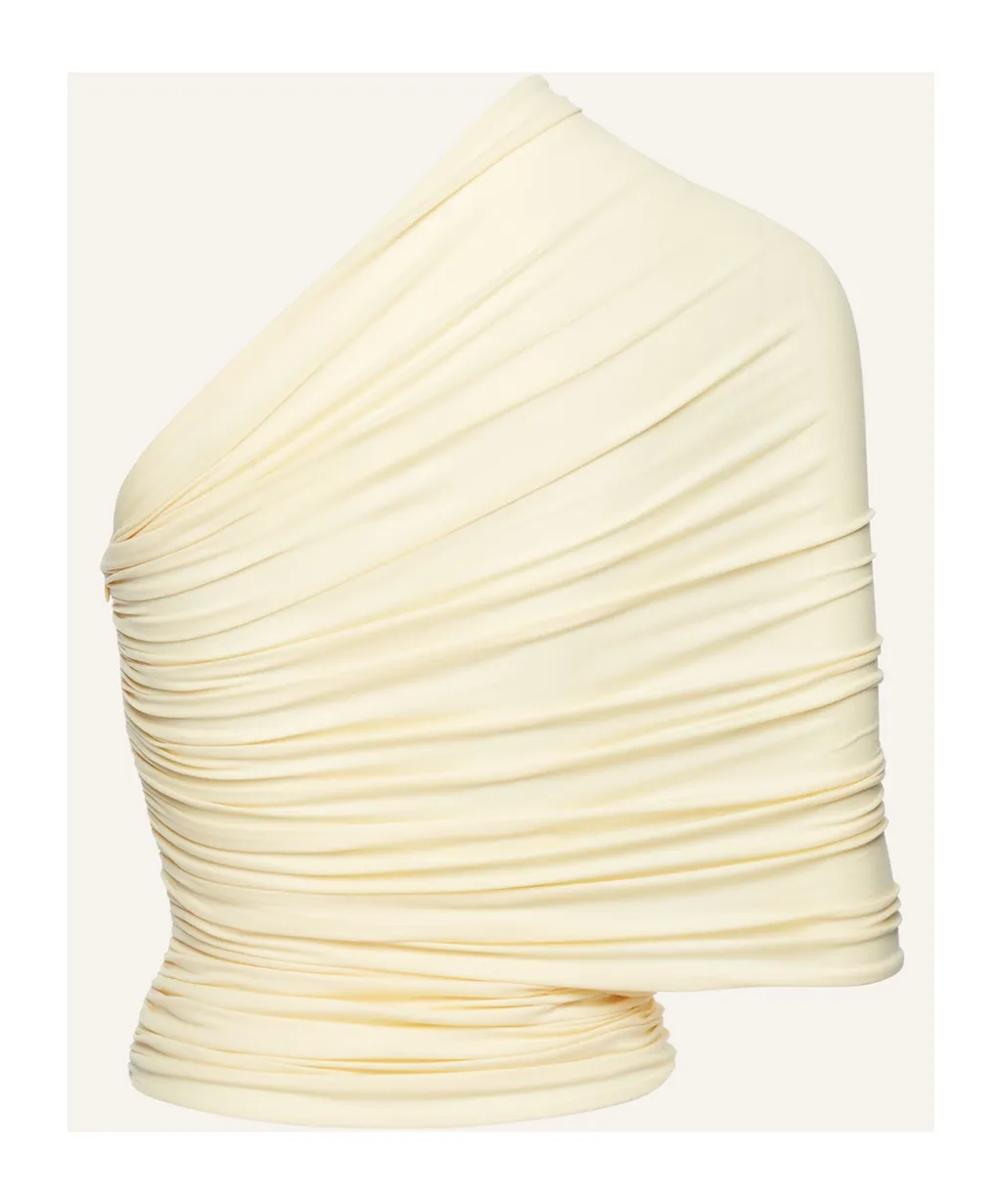 One Shoulder Wrap Top