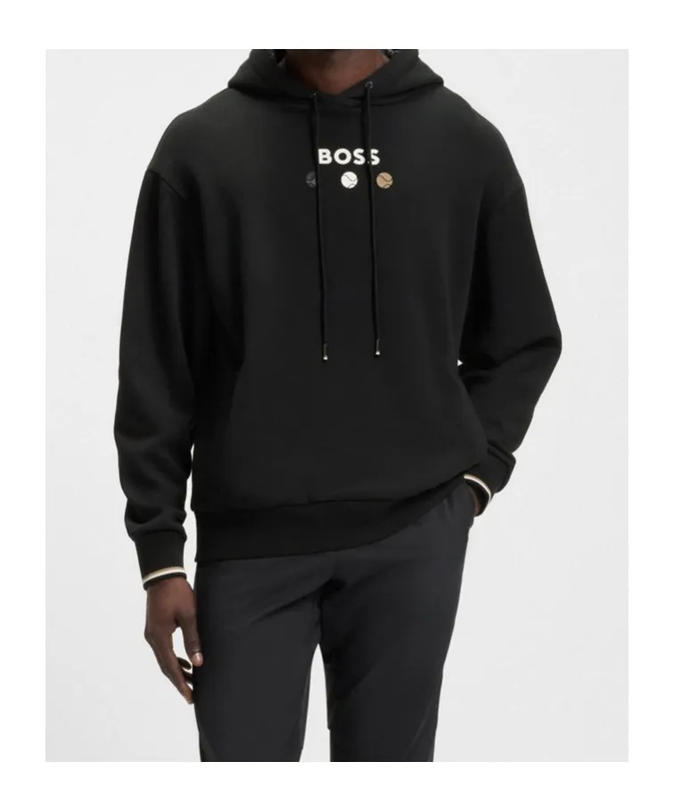 Boss Hugo Boss Tennis Artwork Terry Hoodie