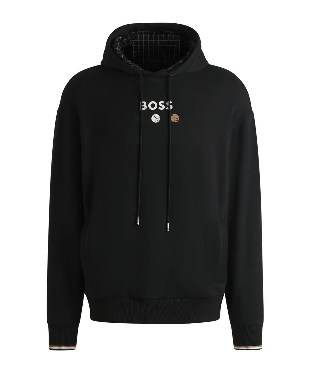 Boss Hugo Boss Tennis Artwork Terry Hoodie