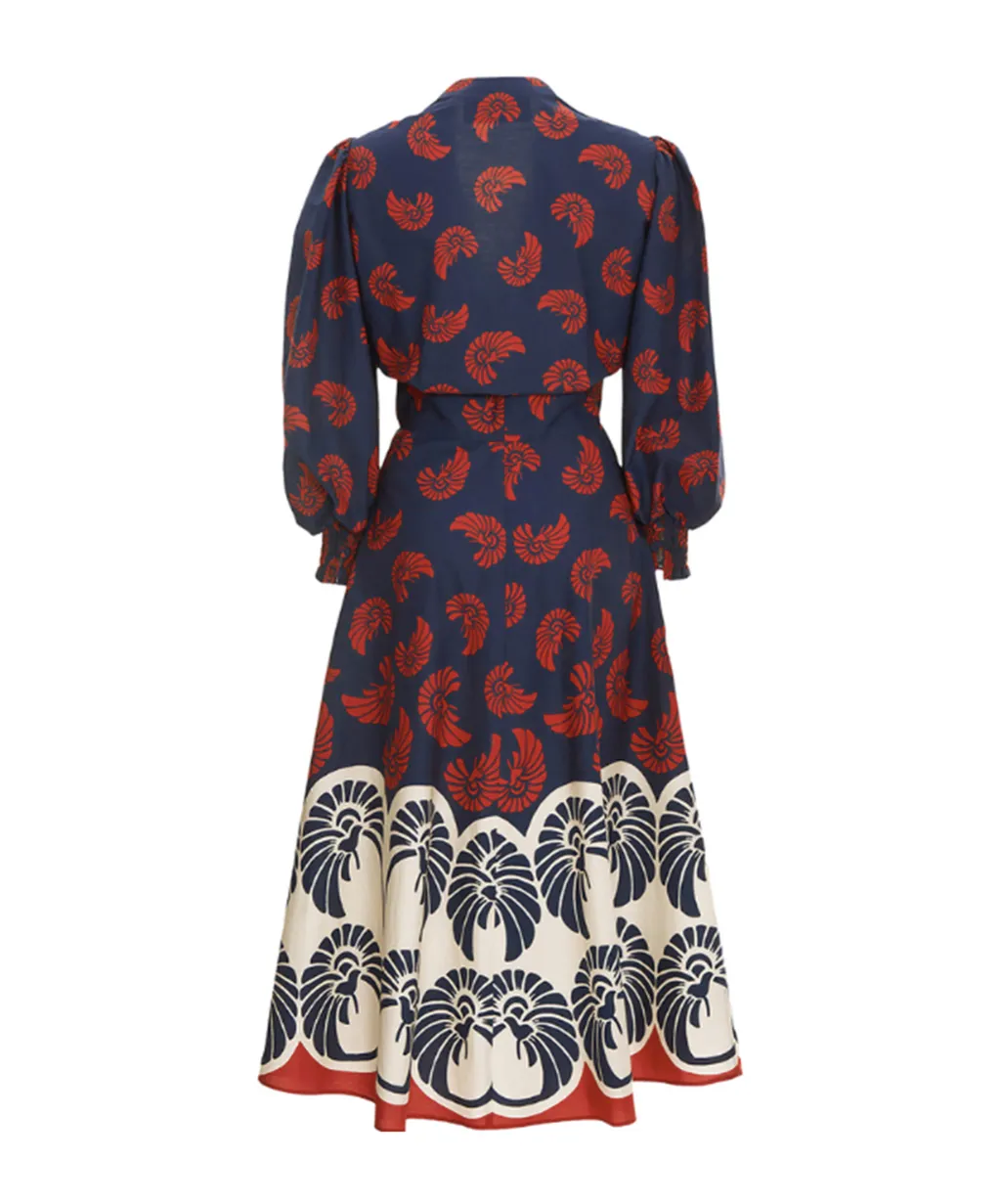 Camerino Palm Tree-Print Dress