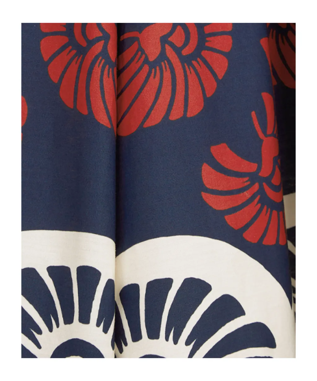 Camerino Palm Tree-Print Dress