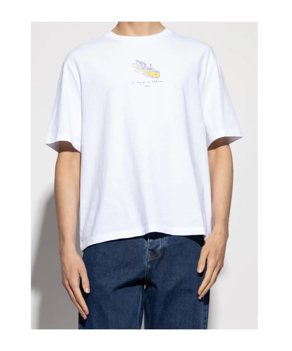 A.P.C. Printed Crewneck T-Shirt