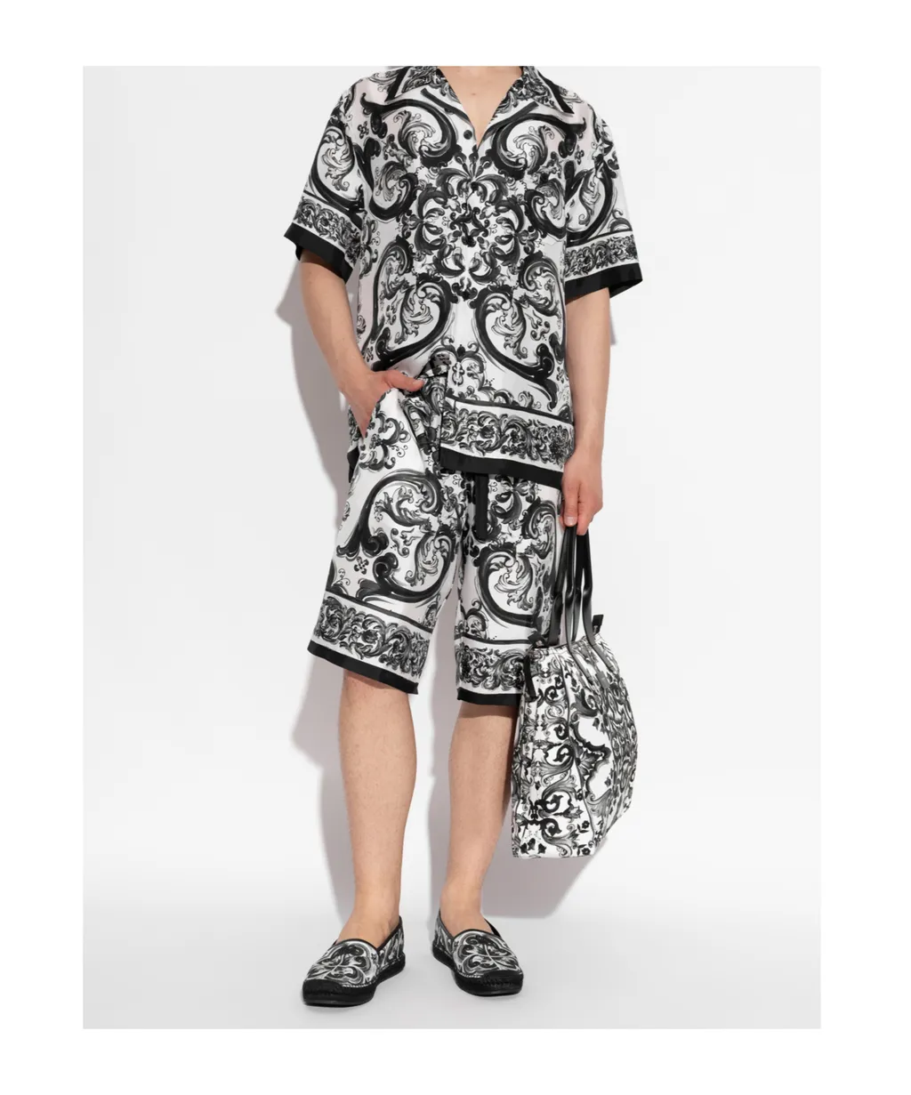 Dolce & Gabbana Majolica Printed Espadrilles