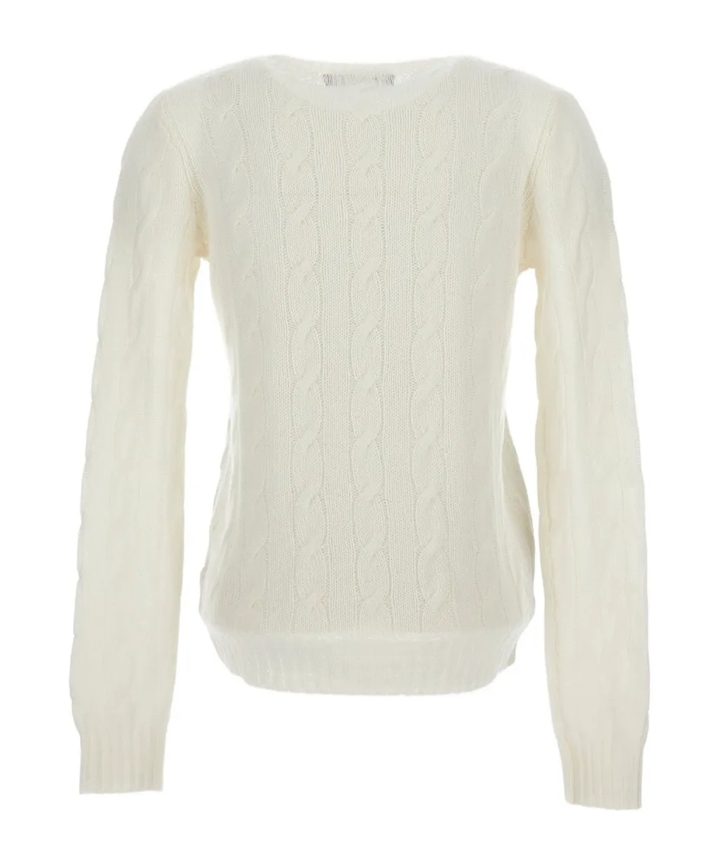 Ralph Lauren Collection Cable-Knit Crewneck Jumper