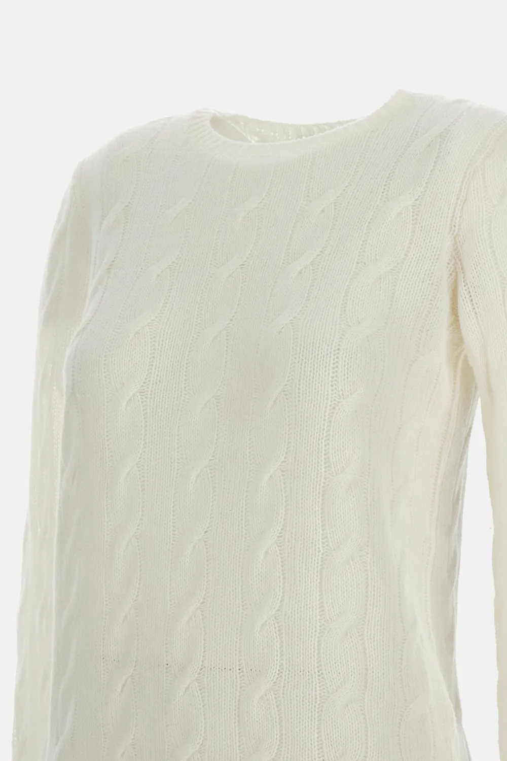 Ralph Lauren Collection Cable-Knit Crewneck Jumper