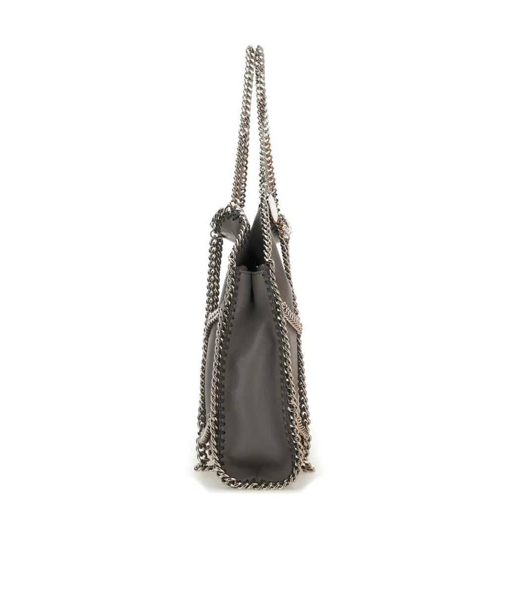 Stella Mccartney Logo Engraved Chain Detailed Shoulder Bag