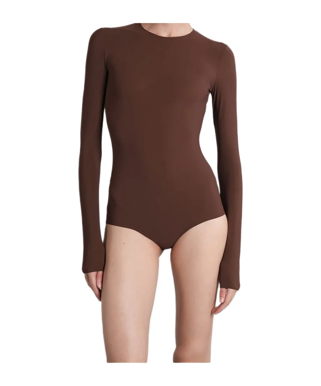 Maison Margiela Four-Stitch Long-Sleeved Bodysuit
