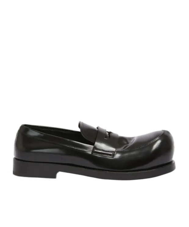 Black Leather New Wave Loafer