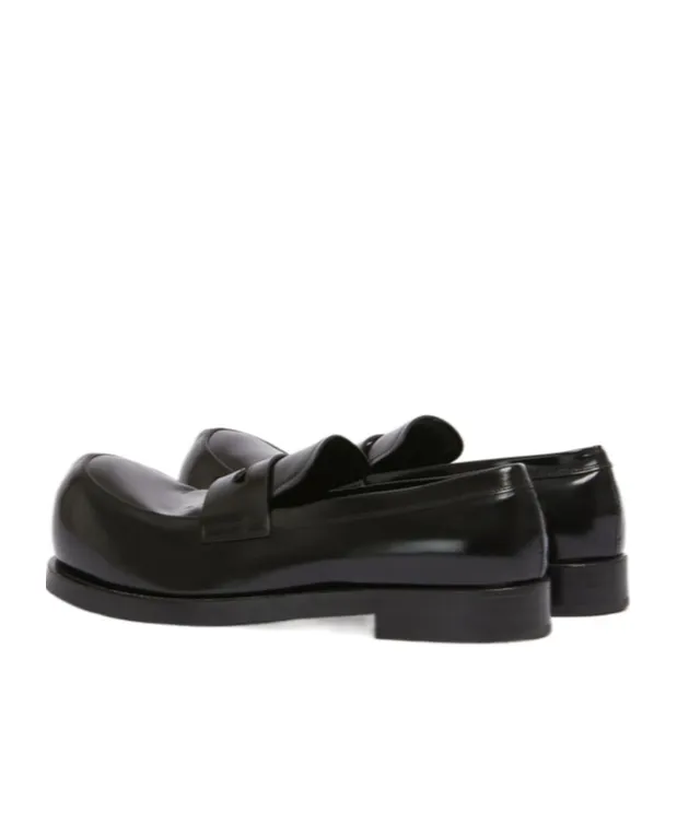 Black Leather New Wave Loafer