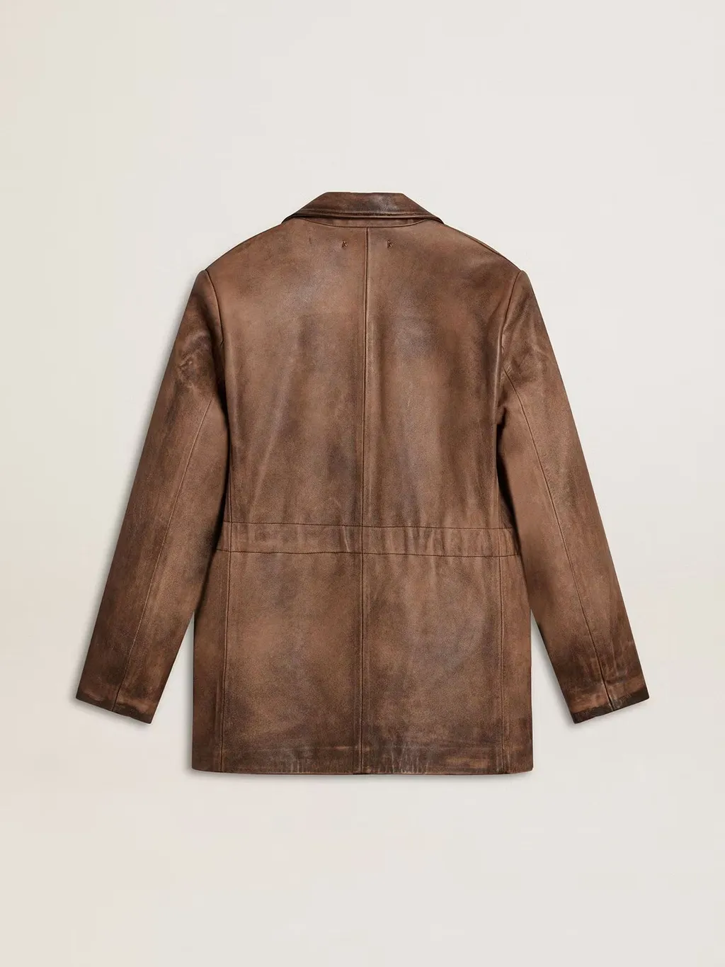 Golden Goose Deluxe Brand Single Breasted Leather Jacket