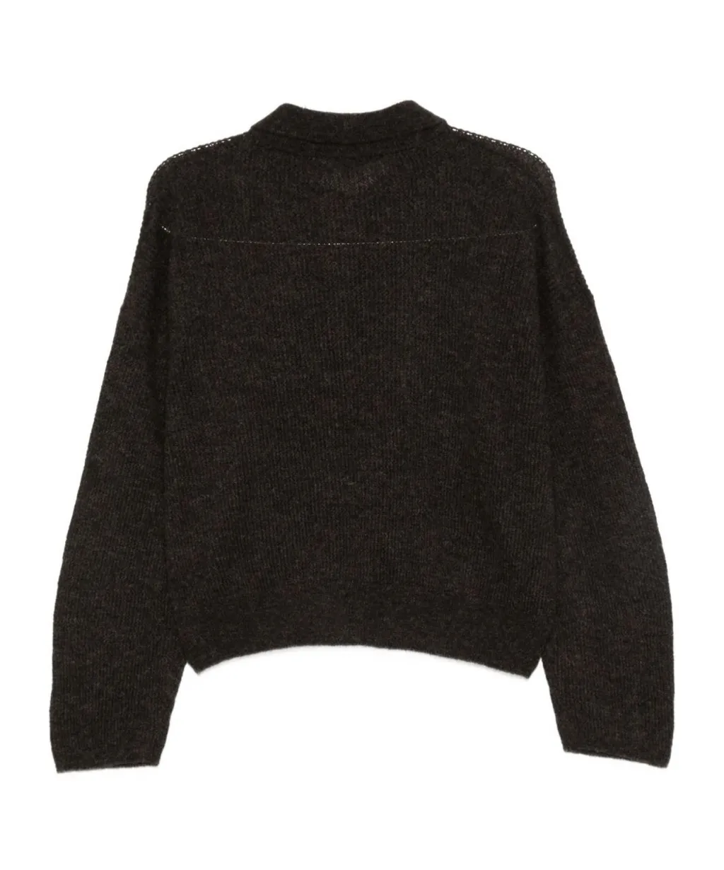 Button-Placket Sweater