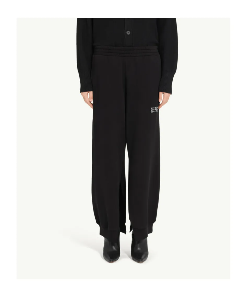 Mm6 Maison Margiela Wide-Leg Sweatpants