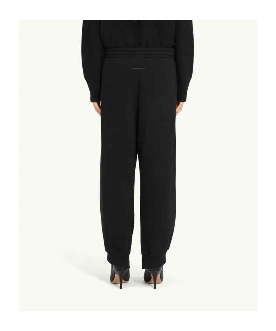Mm6 Maison Margiela Wide-Leg Sweatpants