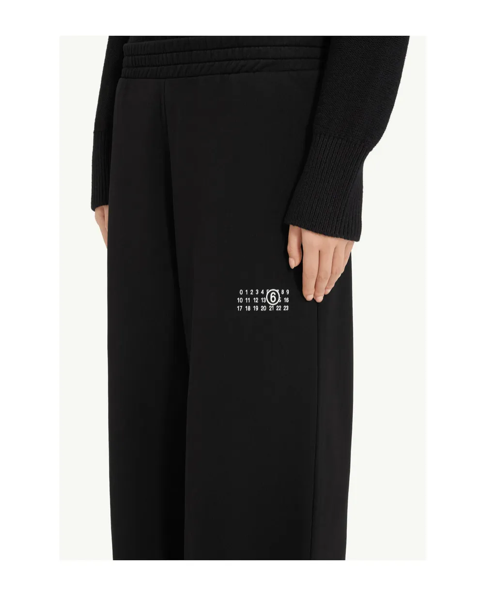 Mm6 Maison Margiela Wide-Leg Sweatpants