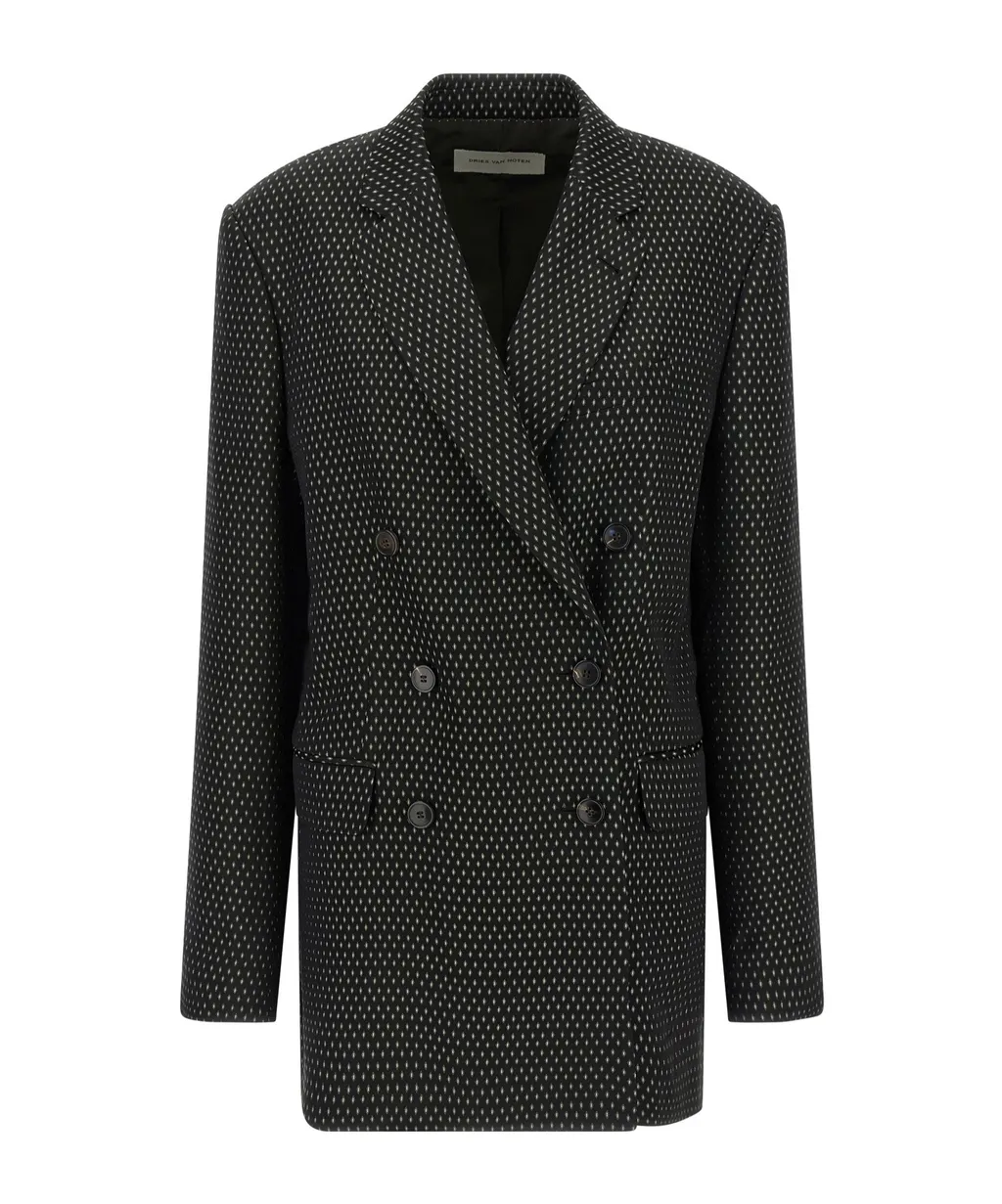 Double-Breasted Suit Jacket
