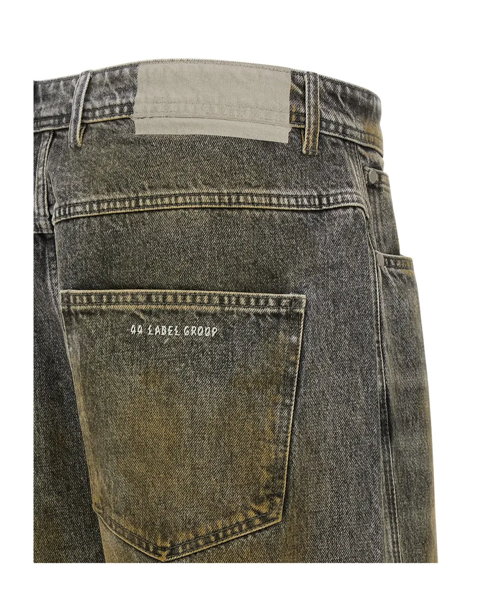 44 Label Group Soil Used-Effect Jeans