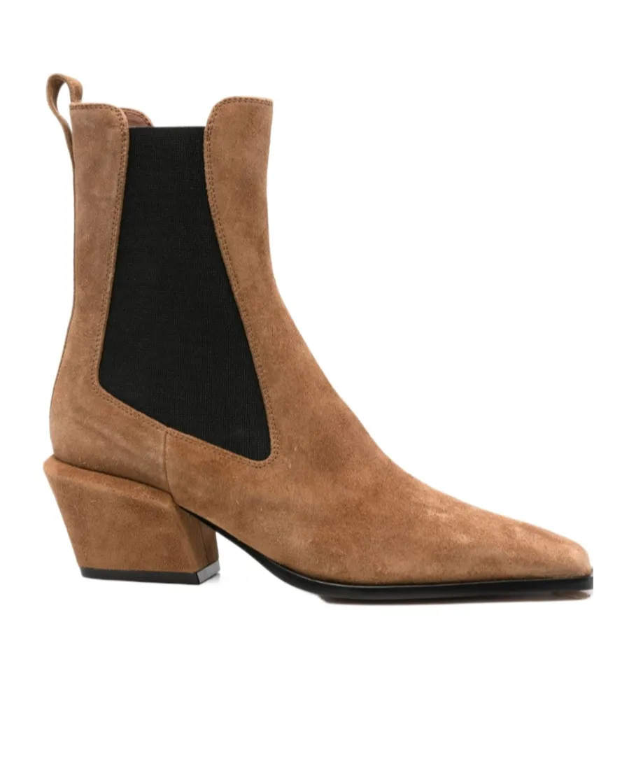 Square Toe Ankle Boots