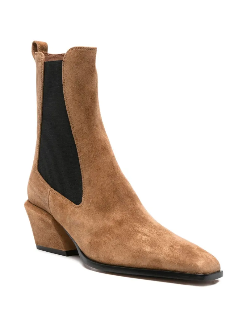 Square Toe Ankle Boots