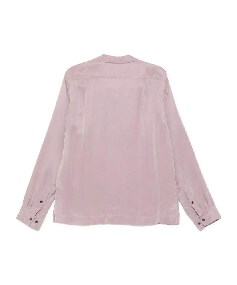 Dries Van Noten Satin Twill Buttoned Shirt