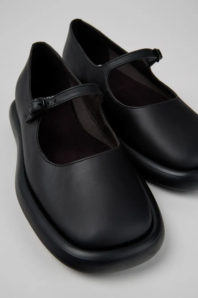 Camper Onda Buckle-Strap Round-Toe Ballet Flats