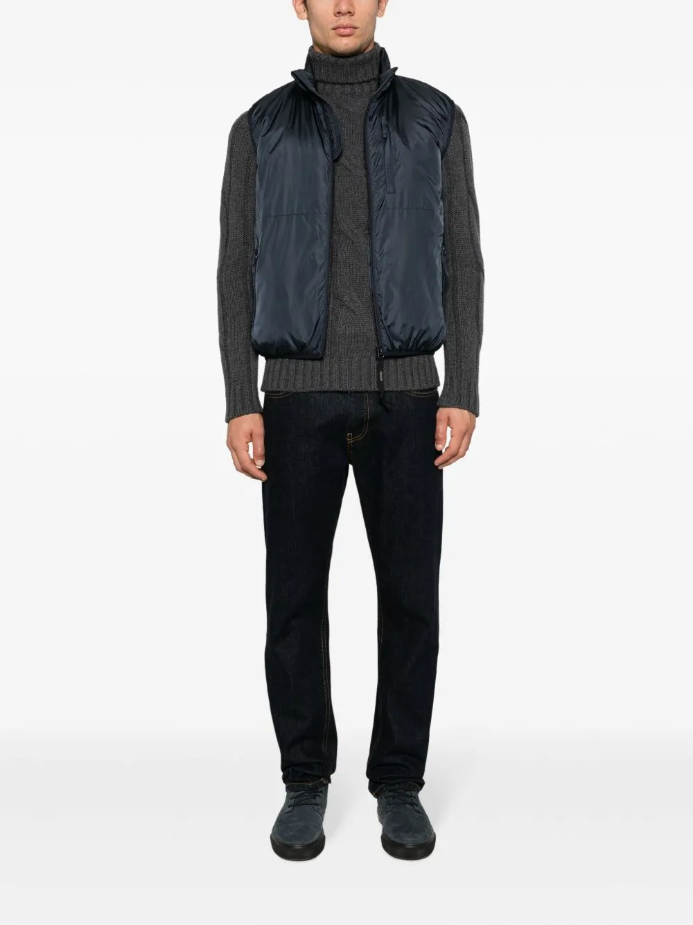 High-Necked Padded Jacket