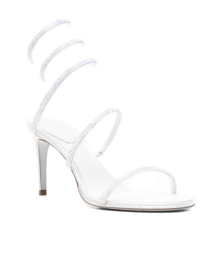 Cleo Spiral-Embellished Sandals