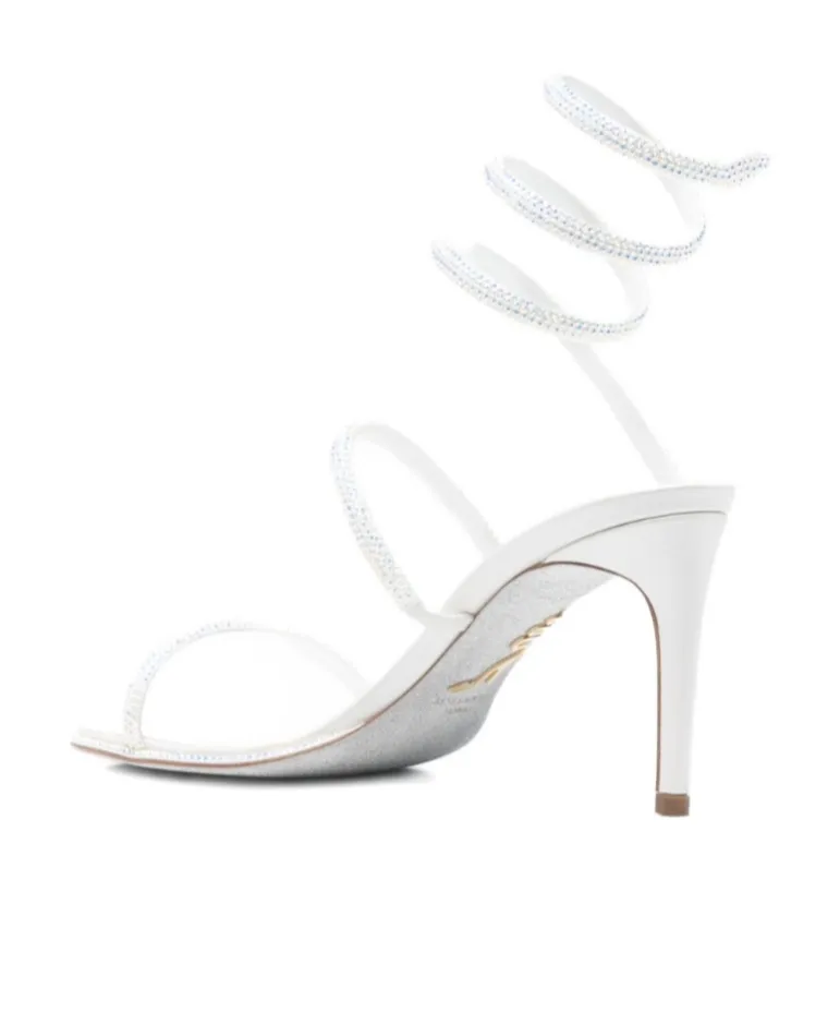 Cleo Spiral-Embellished Sandals