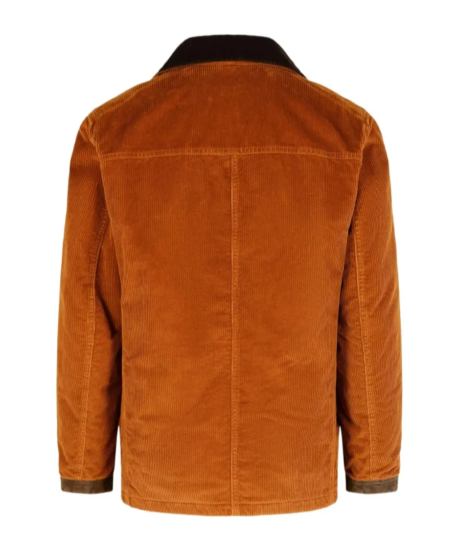 Fay Toggle Fastening Corduroy Jacket