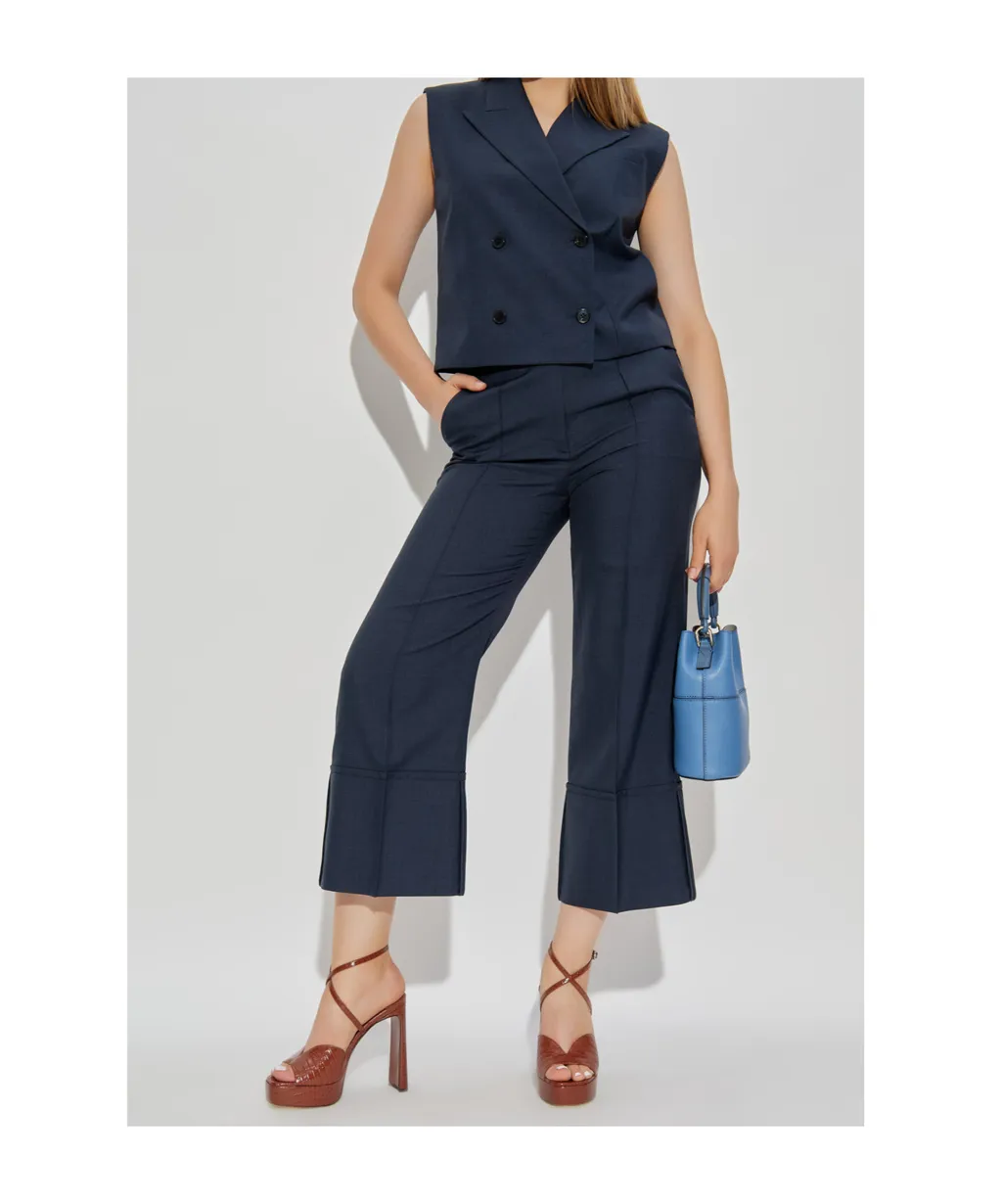 Theory Double Breasted V-Neck Vest