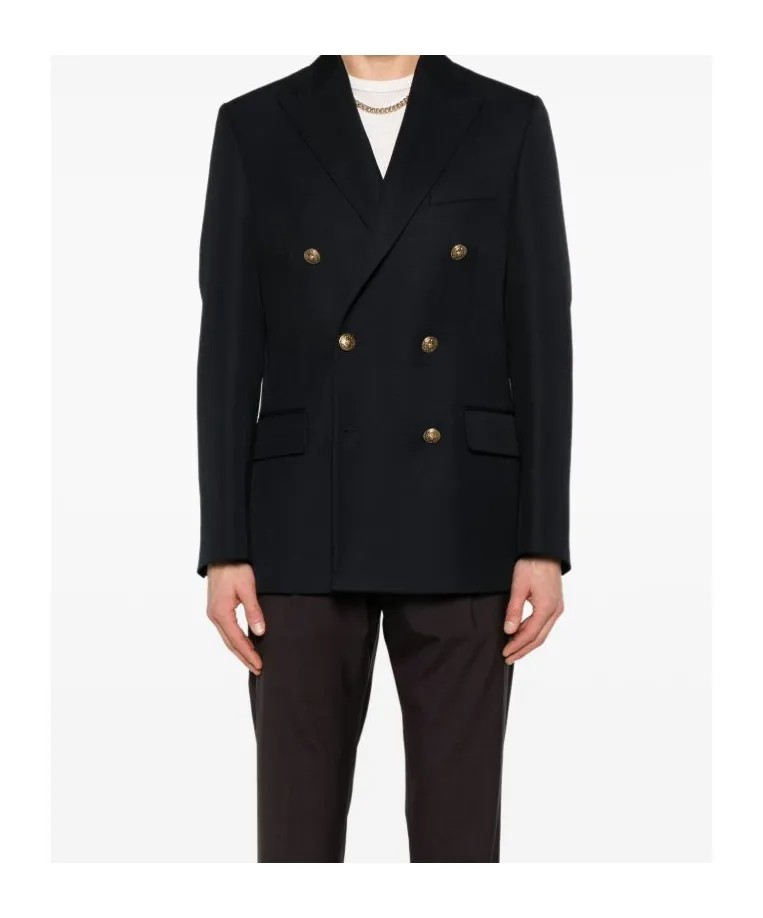 Golden Goose Deluxe Brand Double Breasted Striped Blazer