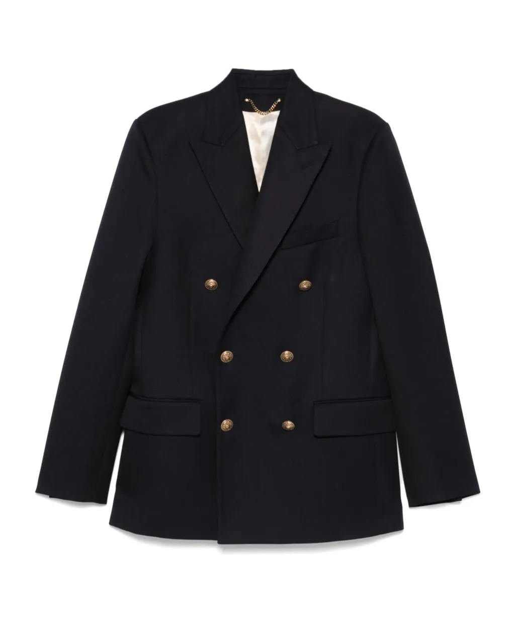 Golden Goose Deluxe Brand Double Breasted Striped Blazer