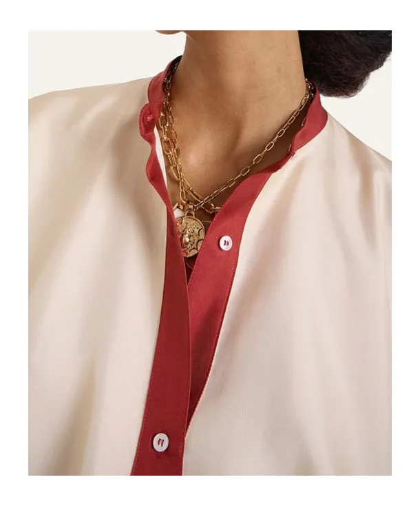 Silk Foulard Shirt