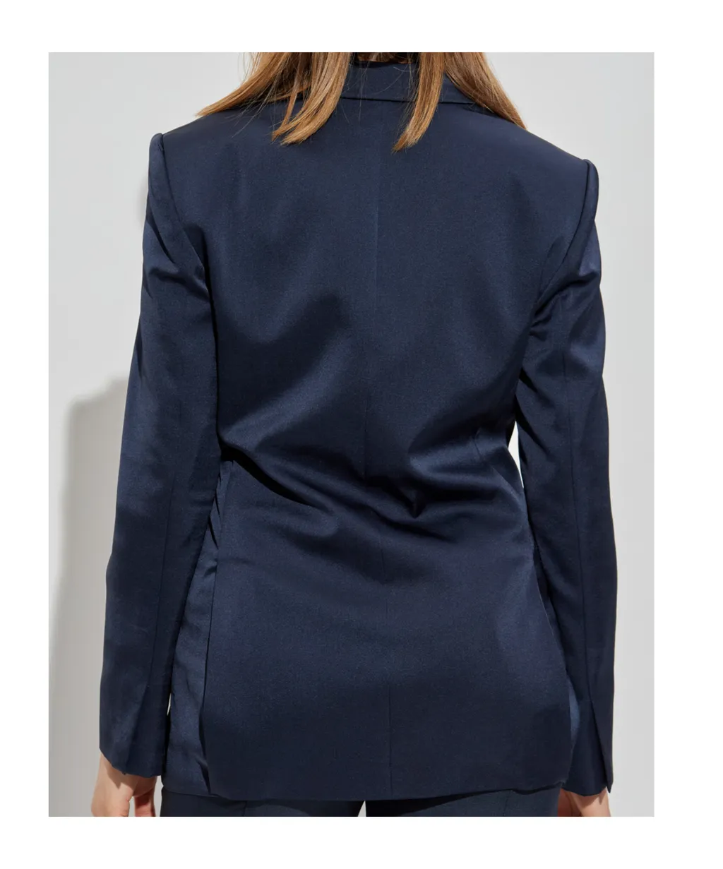 Theory Tied-Waist Tailored Blazer