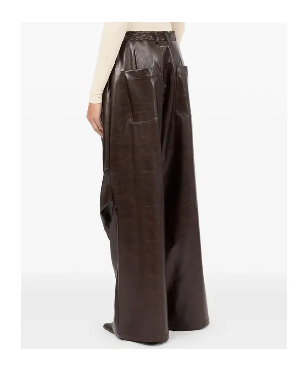 Mm6 Maison Margiela Drawstring Draped Trousers