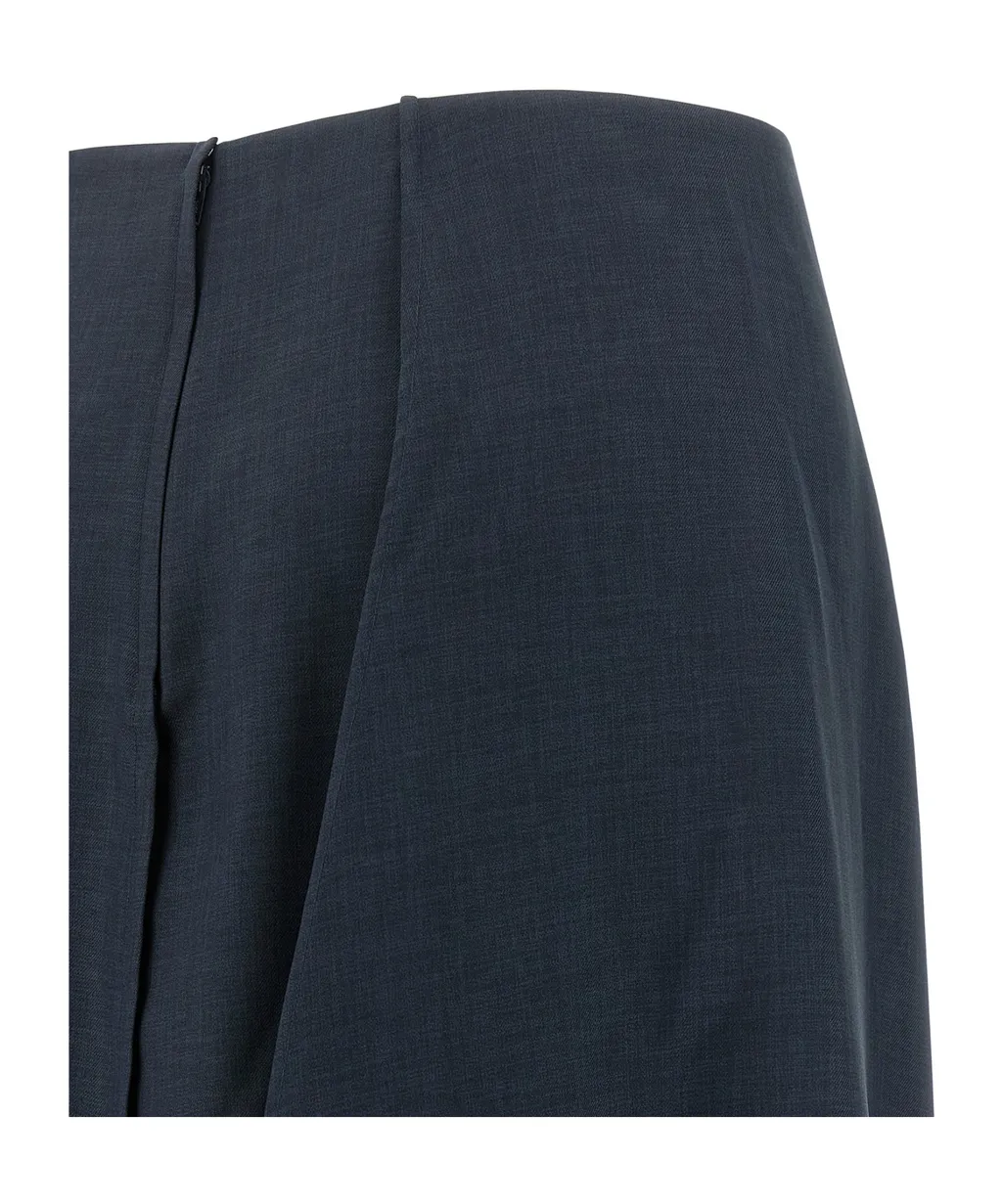 Theory Pleated Midi Skirt