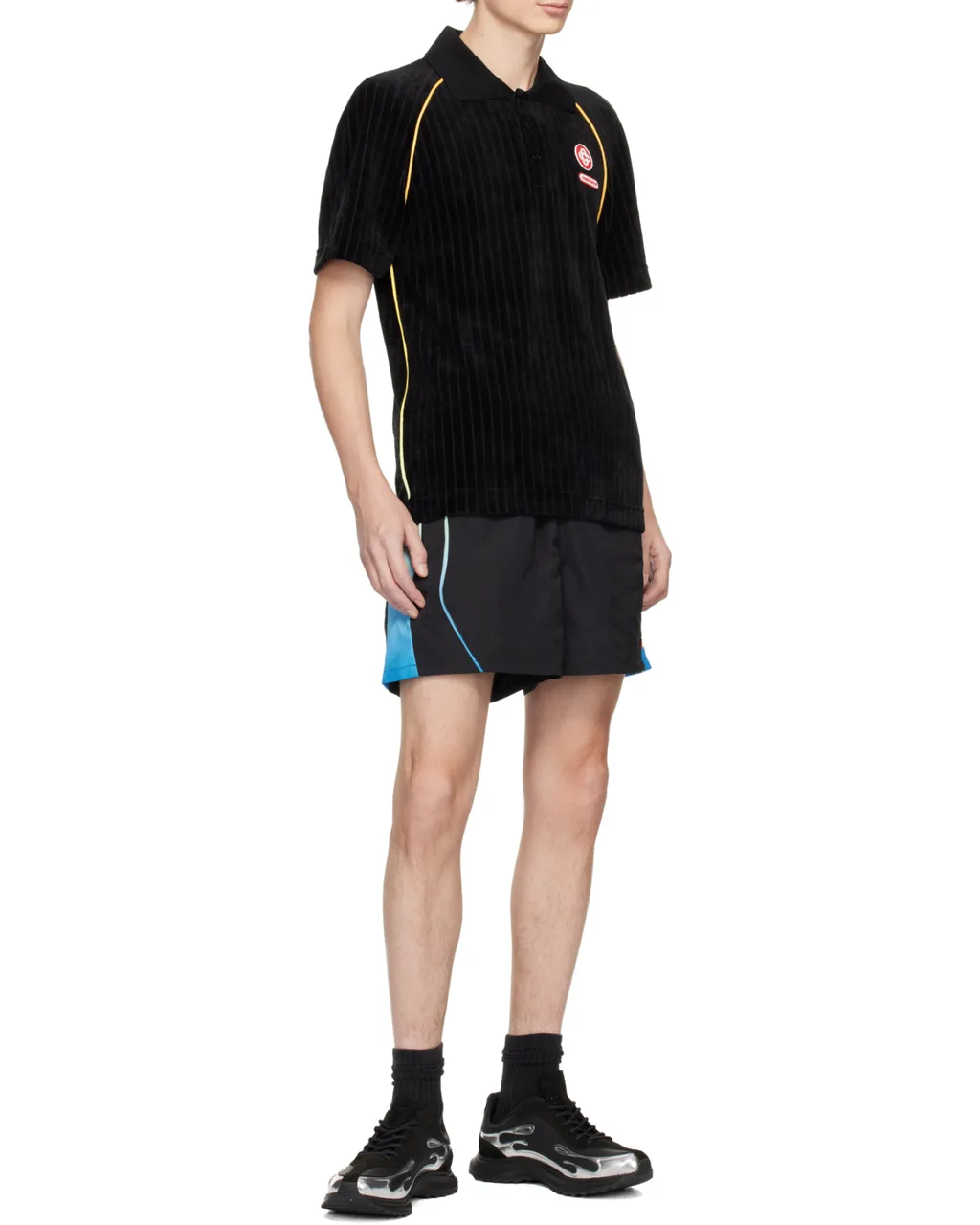 Casablanca Logo Patch Polo Shirt