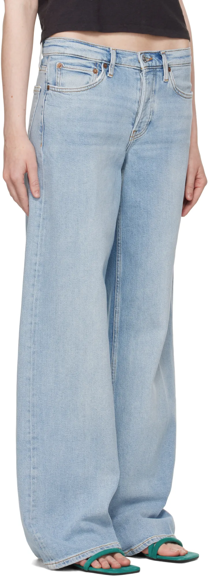 Comfort Mid Rise Wide Leg