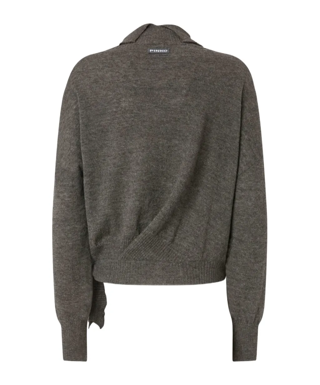 Knit Polo-Neck Sweater