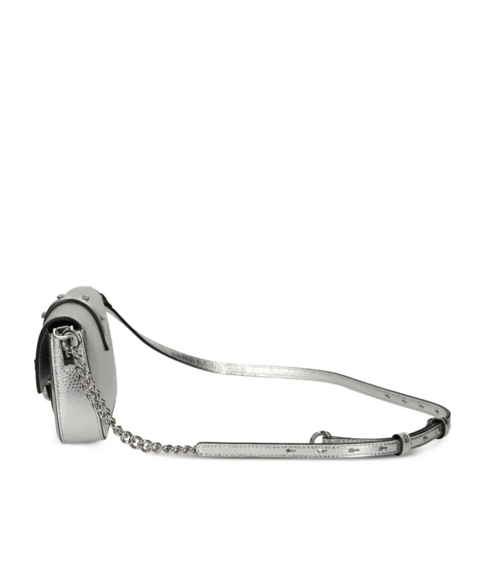 Embellished-Buckle Cross Body Bag