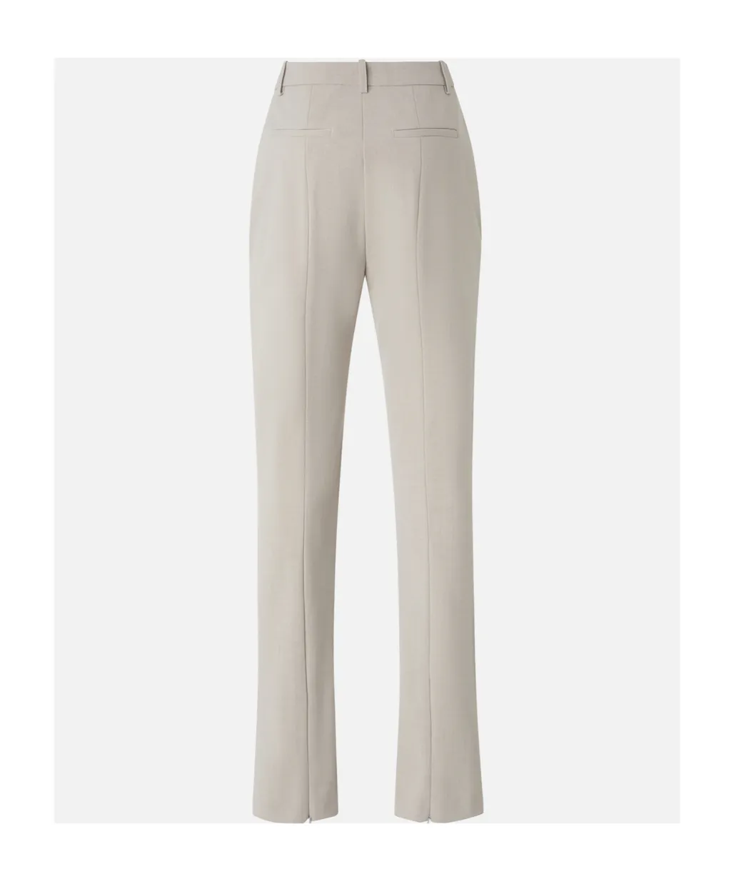 Long Trousers With Rear Zip