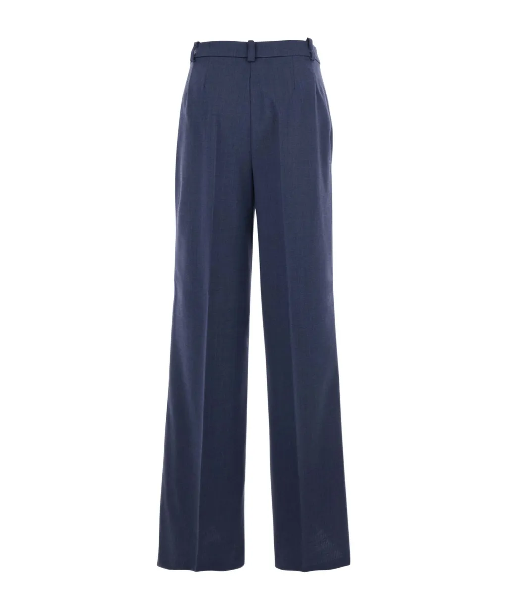 Button-Fastening Trousers