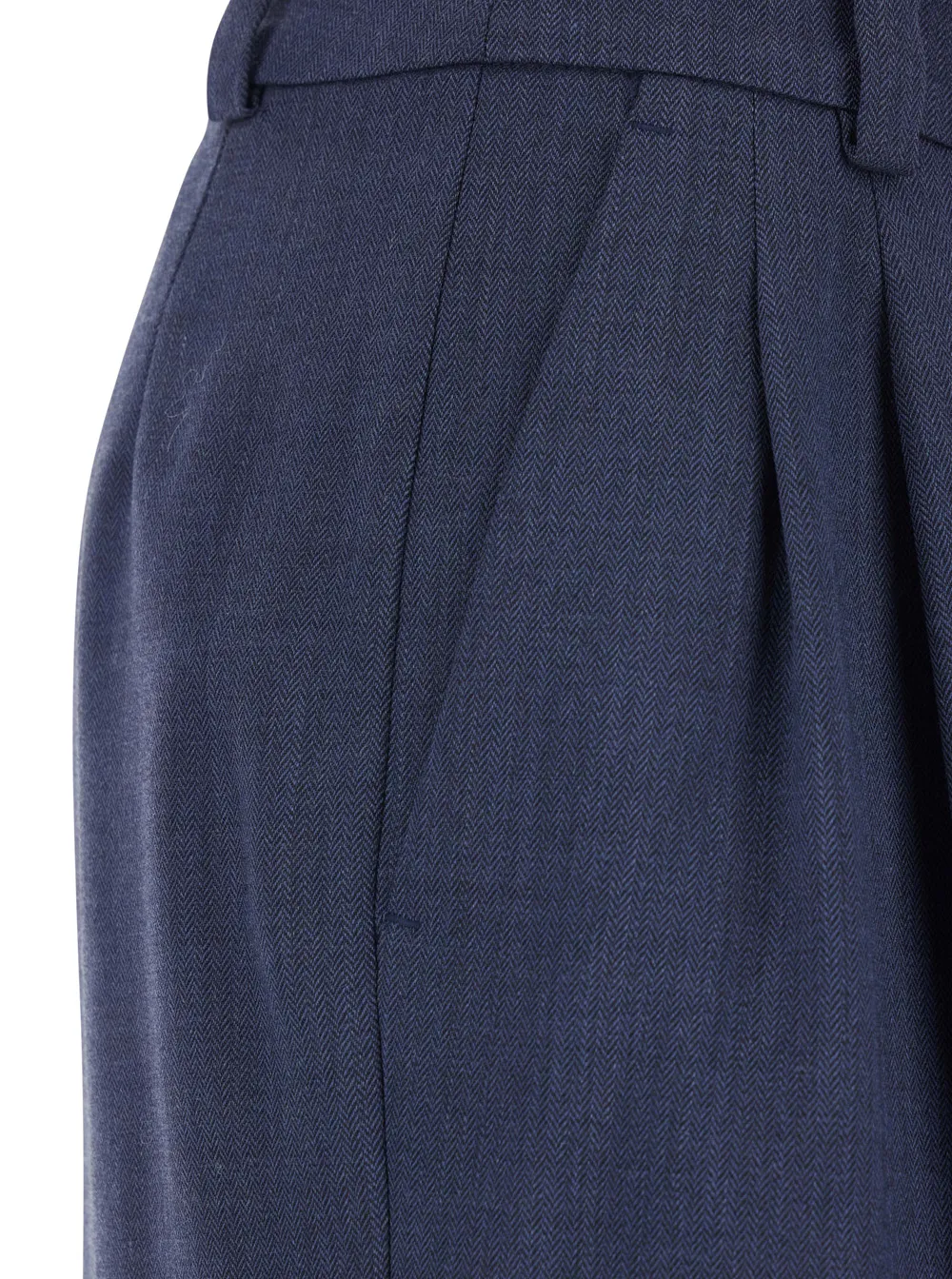Button-Fastening Trousers