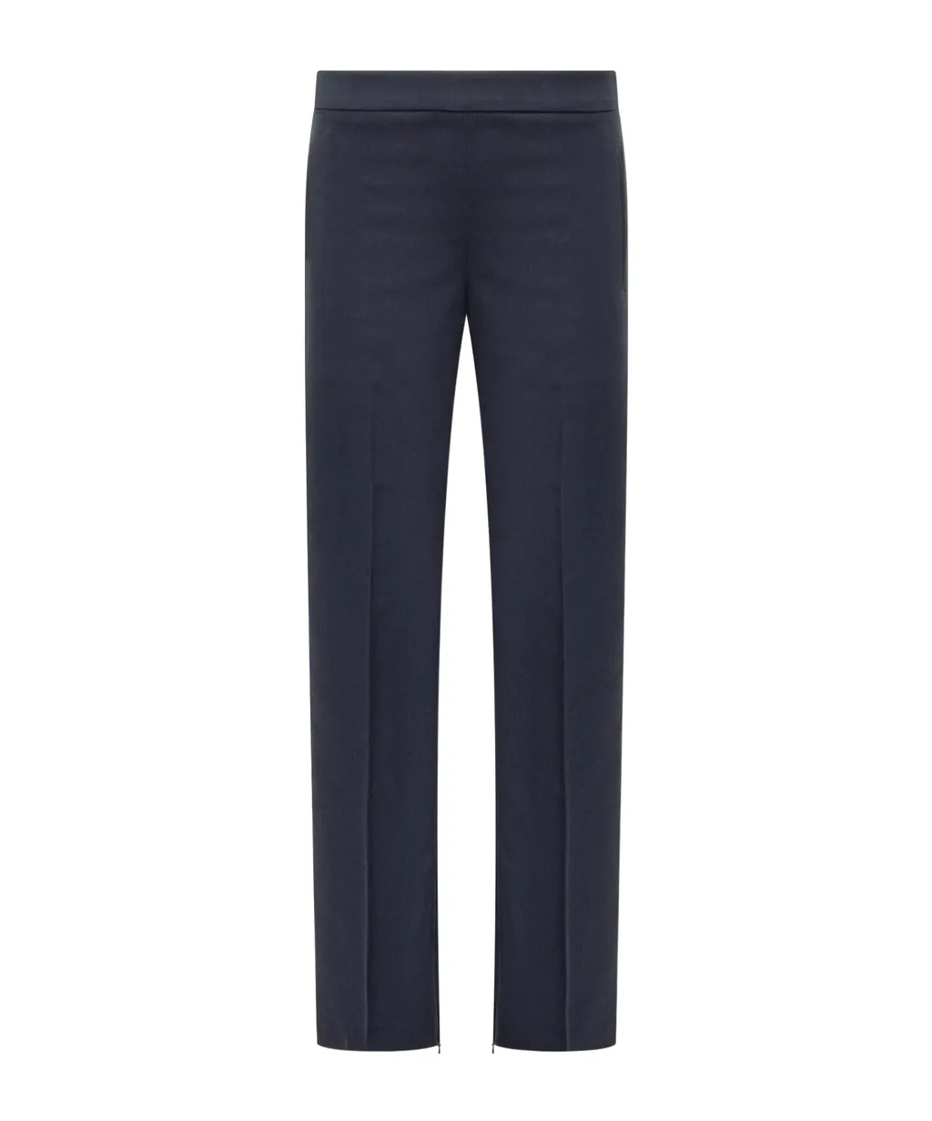 Pinko High-Waisted Textured Trousers
