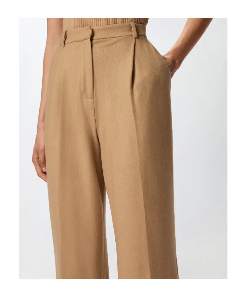 Wide-Leg Trousers With Straps