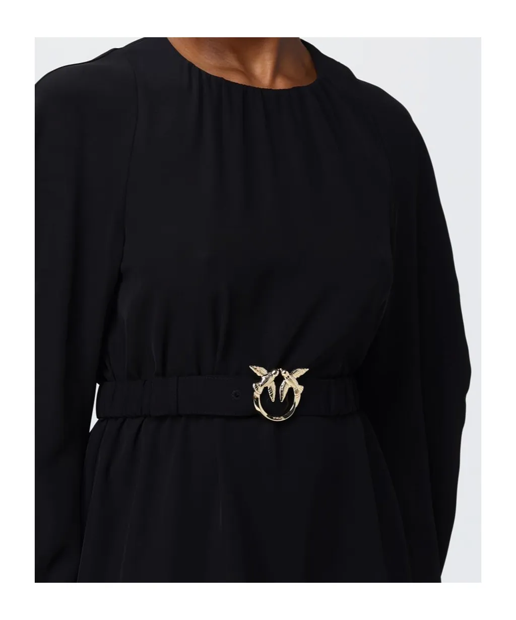 Pinko Love Birds Belt Dress