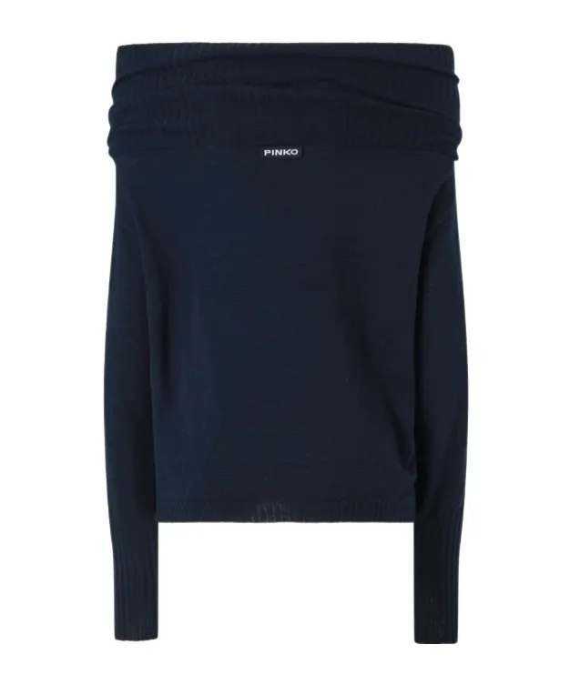 Off-Shoulder Ribbed Jumper