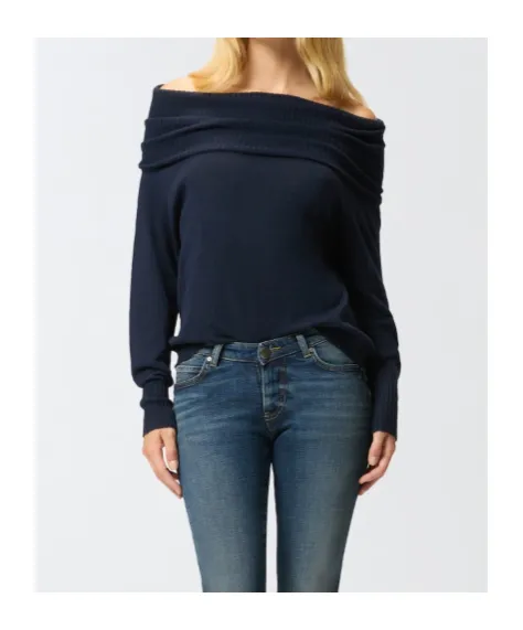 Off-Shoulder Ribbed Jumper