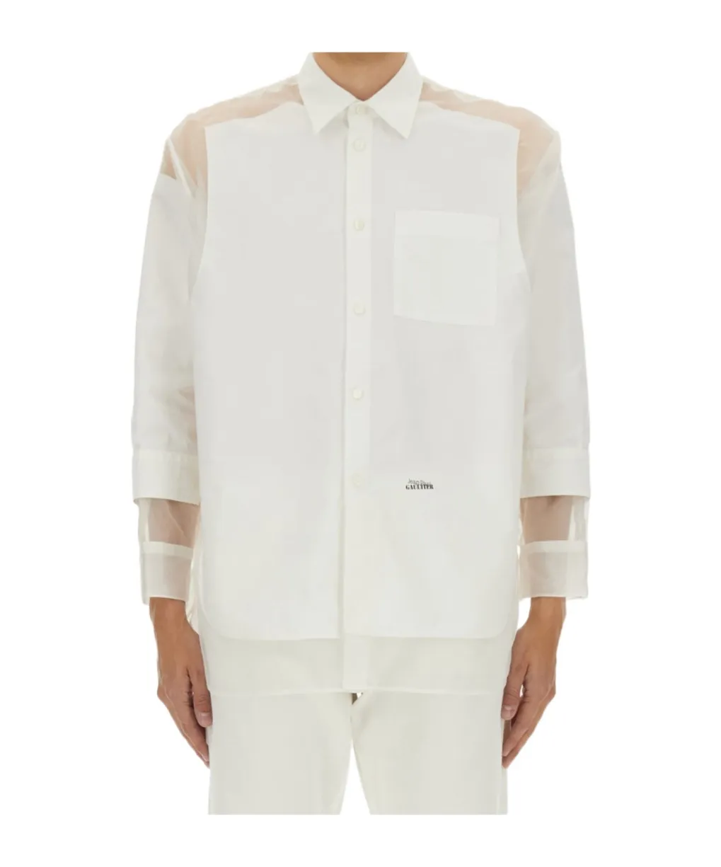 Jean Paul Gaultier Logo Printed Shirt